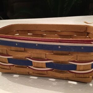 LONGABERGER 2010 AMERICAN CELEBRATIONS CADDY BASKET~NEW